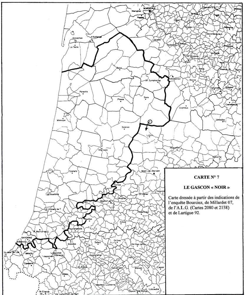 Carte gascon negue